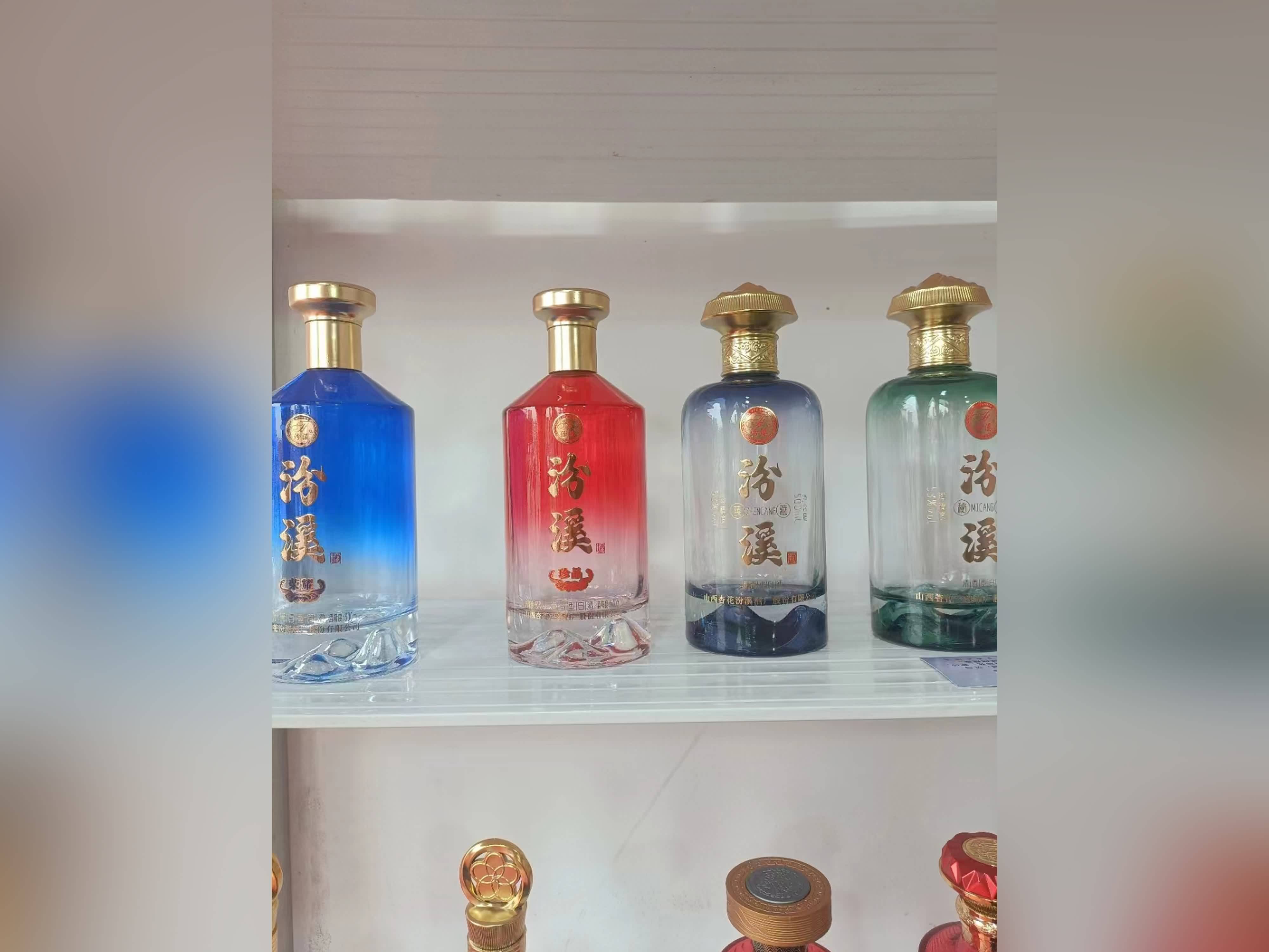 新款酒瓶-076 --山东晶制玻璃制品